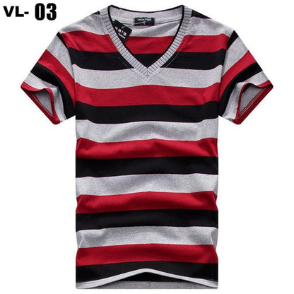 MwWiiWwM Hot Mens t-shirts Fashion Cotton Tops Tees Short Sleeve Brand Stripe T Shirt Men Summer Clothing New Casual T shirts