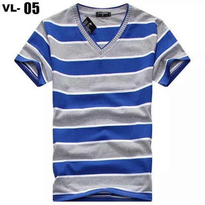 MwWiiWwM Hot Mens t-shirts Fashion Cotton Tops Tees Short Sleeve Brand Stripe T Shirt Men Summer Clothing New Casual T shirts