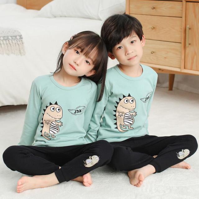 Kids Boys Sleepwear baby girl spring cotton sets Children Homewear Pajamas for Boy Pyjamas Kids Nightwear 2-13Y teenage clothes