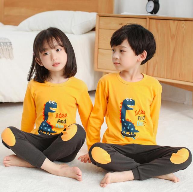 Kids Boys Sleepwear baby girl spring cotton sets Children Homewear Pajamas for Boy Pyjamas Kids Nightwear 2-13Y teenage clothes