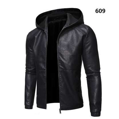 Men Faux Leather Jacket Motorcycle 5XL Men's  Jackets Black  Jaqueta De Couro Masculina Outwear Male PU Leather Coats Mens,ZA319