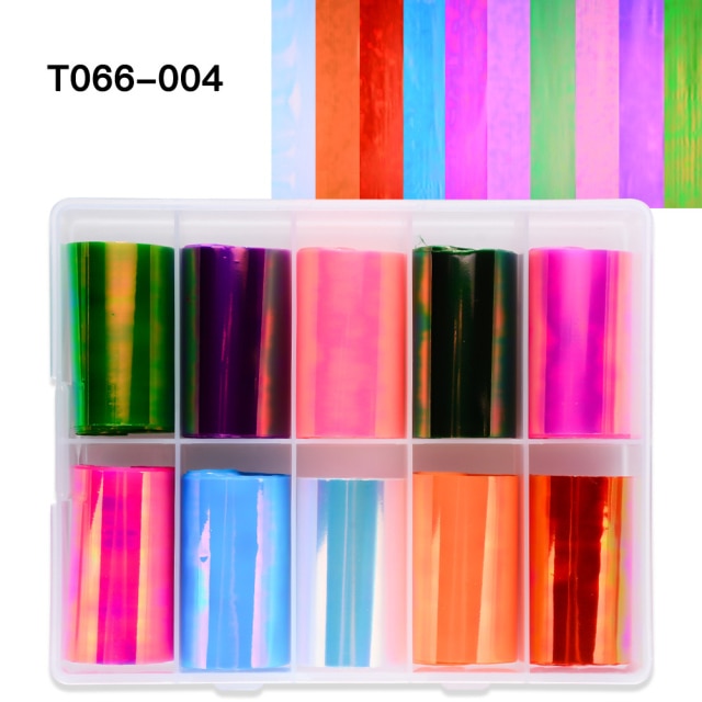 100 Patterns Animal Nail Foils for Transfer Paper Stickers Sliders Adhesive Nails Wraps DIY Water Marble Nail Art Decorations