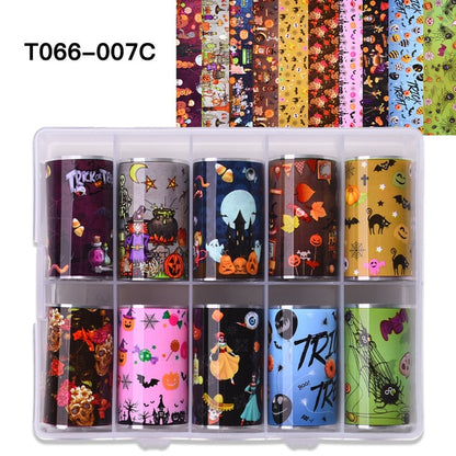 100 Patterns Animal Nail Foils for Transfer Paper Stickers Sliders Adhesive Nails Wraps DIY Water Marble Nail Art Decorations