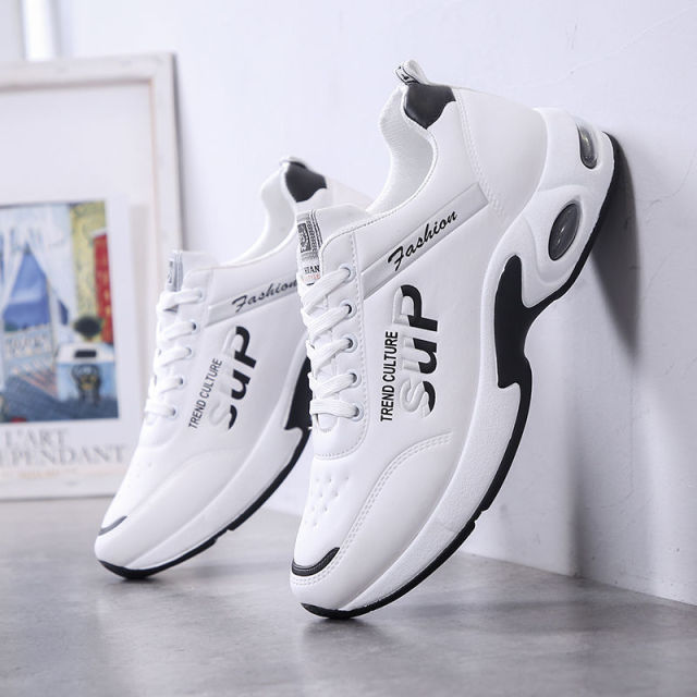 White Sneakers Men Casual Shoes Lace Up Men Shoes Comfortable Mens Vulcanize Shoes Designer Chunky Sneakers Tenis Feminino 2020