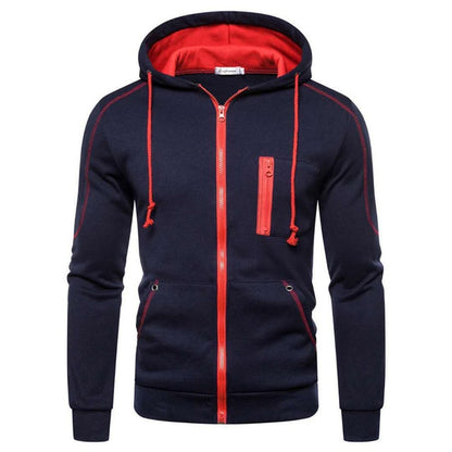 Men Jackets Hoodies Coats Casual Zipper Sweatshirts Male Tracksuit Fashion Jacket Mens Clothing Winter Add Wool Hoodie