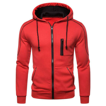 Men Jackets Hoodies Coats Casual Zipper Sweatshirts Male Tracksuit Fashion Jacket Mens Clothing Winter Add Wool Hoodie