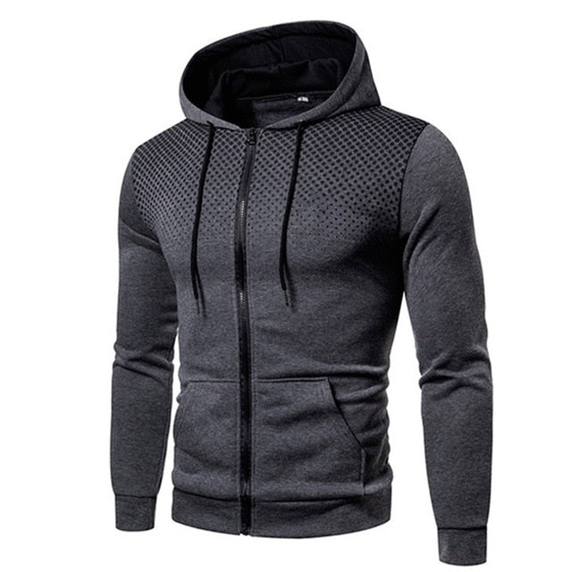 Men Jackets Hoodies Coats Casual Zipper Sweatshirts Male Tracksuit Fashion Jacket Mens Clothing Winter Add Wool Hoodie