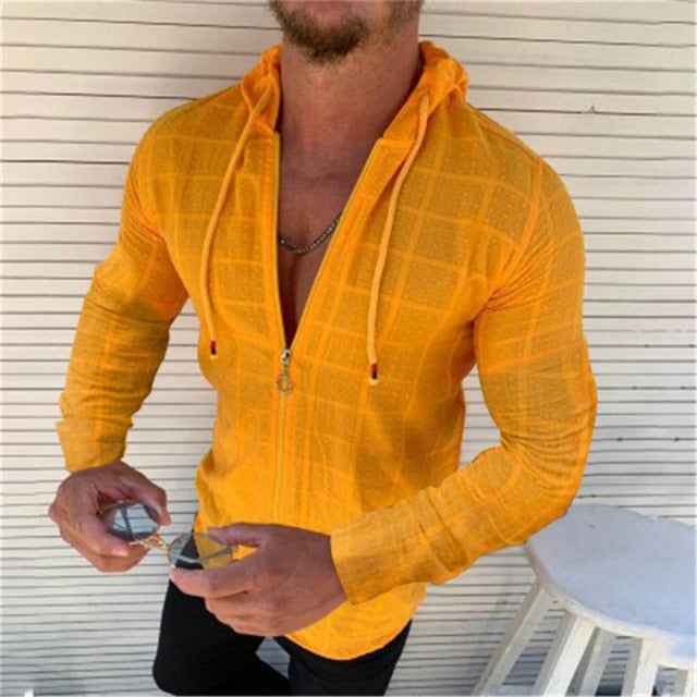 Summer Button Up Shirt Men Casual Beach Slim Fit Long Sleeves Clothing Floral Single Breasted Cotton Linen Cardigan Men Shirt