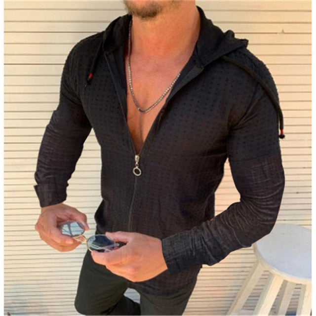 Summer Button Up Shirt Men Casual Beach Slim Fit Long Sleeves Clothing Floral Single Breasted Cotton Linen Cardigan Men Shirt