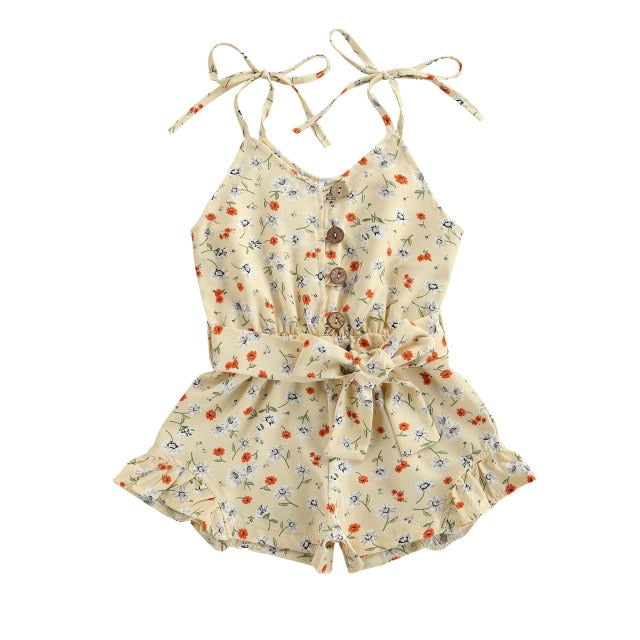 Summer Baby Girl Princess Dresses Halter Top Infant Kid Baby Girl Polka Dot Summer Romper Jumpsuit Playsuit Clothes 1-6 Years