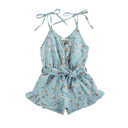 Summer Baby Girl Princess Dresses Halter Top Infant Kid Baby Girl Polka Dot Summer Romper Jumpsuit Playsuit Clothes 1-6 Years