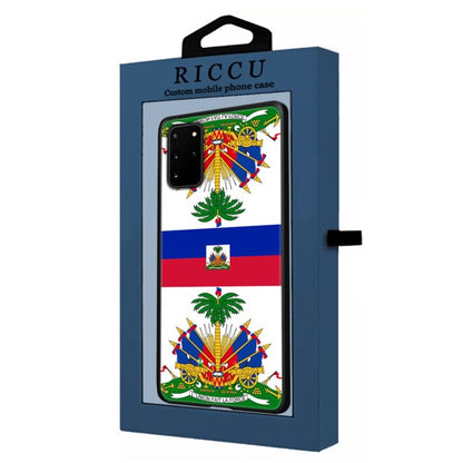 Vintage Haiti Haitian Flag Phone Case For Samsung A10 A20 A30 A40 A50 A70 A71 A51 A6 A8 A7 2018