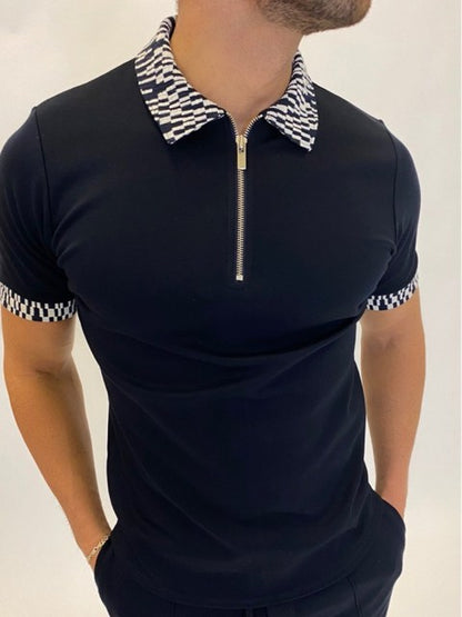 Nation Style Summer Man Shirt 2020 Mens Ethnic Printed Stand Collar Stripe Short Sleeve Loose Hawaiian Henley Casual Shirt 298