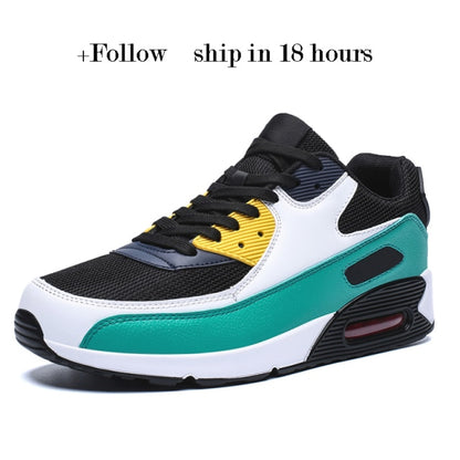 Mens Sneakers Fashion Casual Running Shoes Lover Gym Shoes Light Breathe Comfort Outdoor Air Cushion Couple Jogging Shoes 36-47