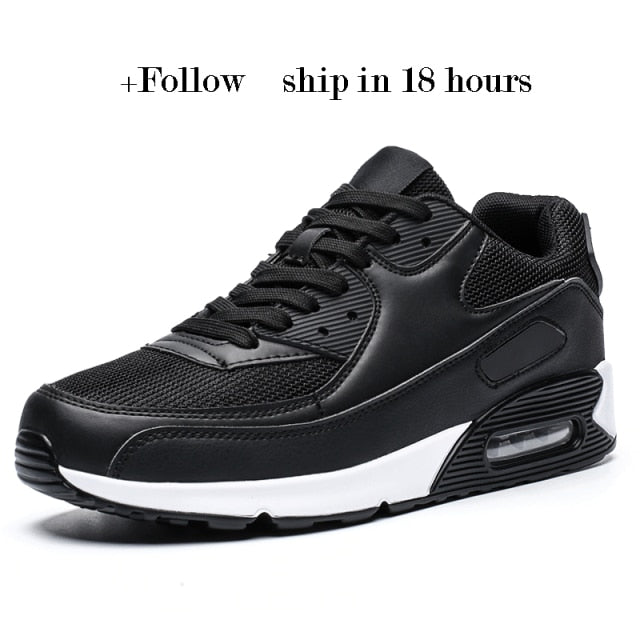 Mens Sneakers Fashion Casual Running Shoes Lover Gym Shoes Light Breathe Comfort Outdoor Air Cushion Couple Jogging Shoes 36-47