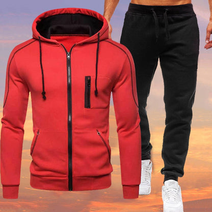 2021 New Fashion Brand Autumn and Winter Men's Hoodie Sets Sweatshirt +Pants Harajuku Loose Oversize Male's Outwear Suits