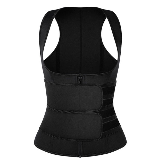 SURE YOU LIKE Women High Waist Trainer Body Shapewear Gather Chest Back Up Neoprene Fitness Slimming Sports Fat Burning Corset