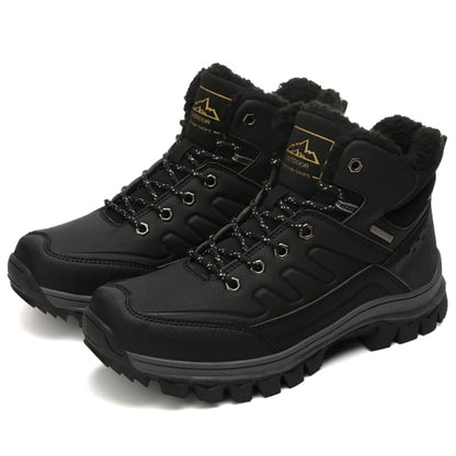 Winter Boots Ankle Boots Men Male Sneakers Genuine Leather Winter Boots for Men Hiking Lace Up