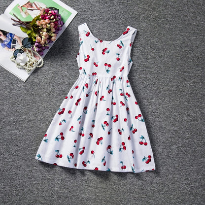 Summer Casual Dress Kids Dresses For Girls Lace Flower Girls Dress Baby Girl Party Wedding Dress Children Clothes Princess Dress