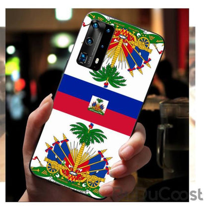 Vintage Haiti Haitian Flag Phone Case for huawei p30 lite pro p20 lite p10 p smart plus z 2019 2018