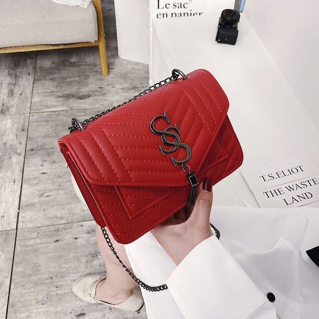 Luxury Handbags Fashion 2020 Fashion Women Leather Messenger Shoulder For Daily Designer Female Crossbody Bag Lock Black