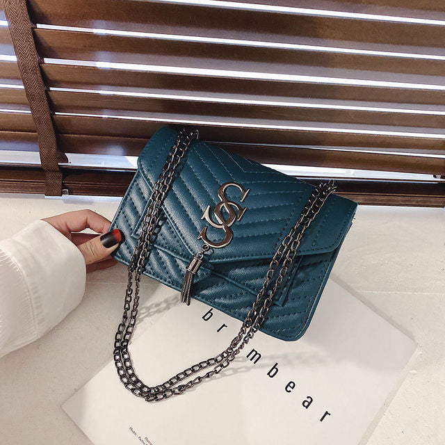 Luxury Handbags Fashion 2020 Fashion Women Leather Messenger Shoulder For Daily Designer Female Crossbody Bag Lock Black