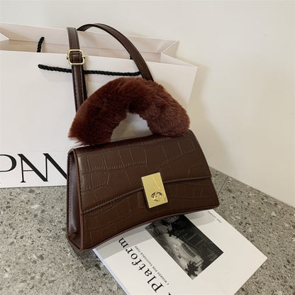 2021 New Luxury Brand Handbags Women Bag Designer Fashion Single Shoulder Messenger Saddle Bags Fashionable Purses Lipstick Bag