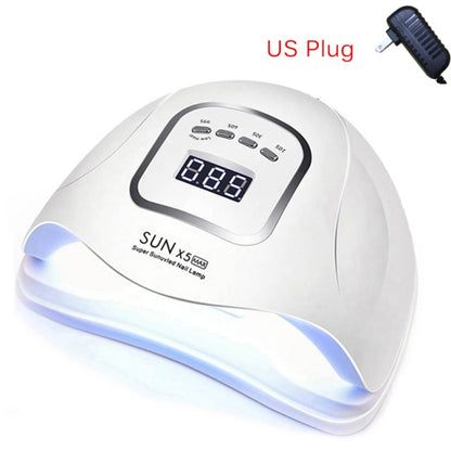 LED UV Nail Lamp For Drying Gel Varnish 10s Fast Drying Lamp Nail Led Dryer For Nails Manicure Tools With Timer And Smart Sensor