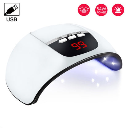 LED UV Nail Lamp For Drying Gel Varnish 10s Fast Drying Lamp Nail Led Dryer For Nails Manicure Tools With Timer And Smart Sensor