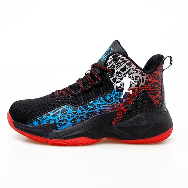 Pscownlg Men's Air Cushion Basketball Shoes Shock Non Slip Wearable Footwear Breathable Street Ball Sneakers On Court