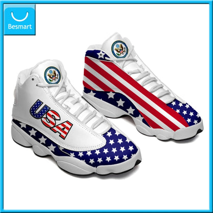 Besmart Print On Demand Custom Sneaker USA Flag Custom Printing FedEX Free Shipping