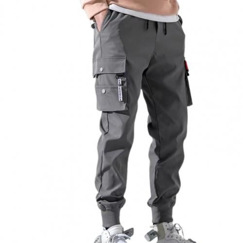 Hot Autumn Men Pants Hip Hop Harem Joggers Pants 2021New Male Trousers Mens Solid Multi-pocket Cargo Pants Skinny Fit Sweatpants