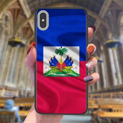 Soft Phone Cases Vintage Haiti Haitian Flag Banner For LG Harmony 4 K31 K51 X Power 2 Q Stylo 4 5 6 V60 ThinQ 5G Vente