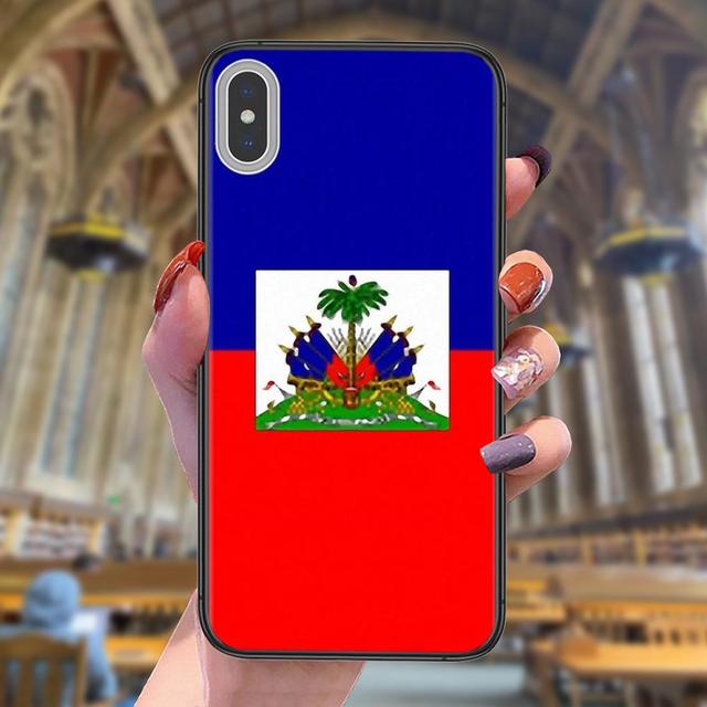 Soft Phone Cases Vintage Haiti Haitian Flag Banner For LG Harmony 4 K31 K51 X Power 2 Q Stylo 4 5 6 V60 ThinQ 5G Vente