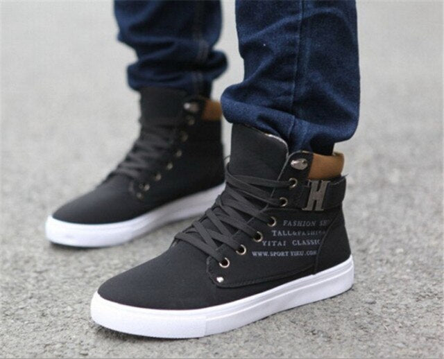 1pair Spring Autumn Shoes Warm Men Shoes Tenis Masculino Male Men's Comfortable Casual Shoes Canvas Botas PA871485